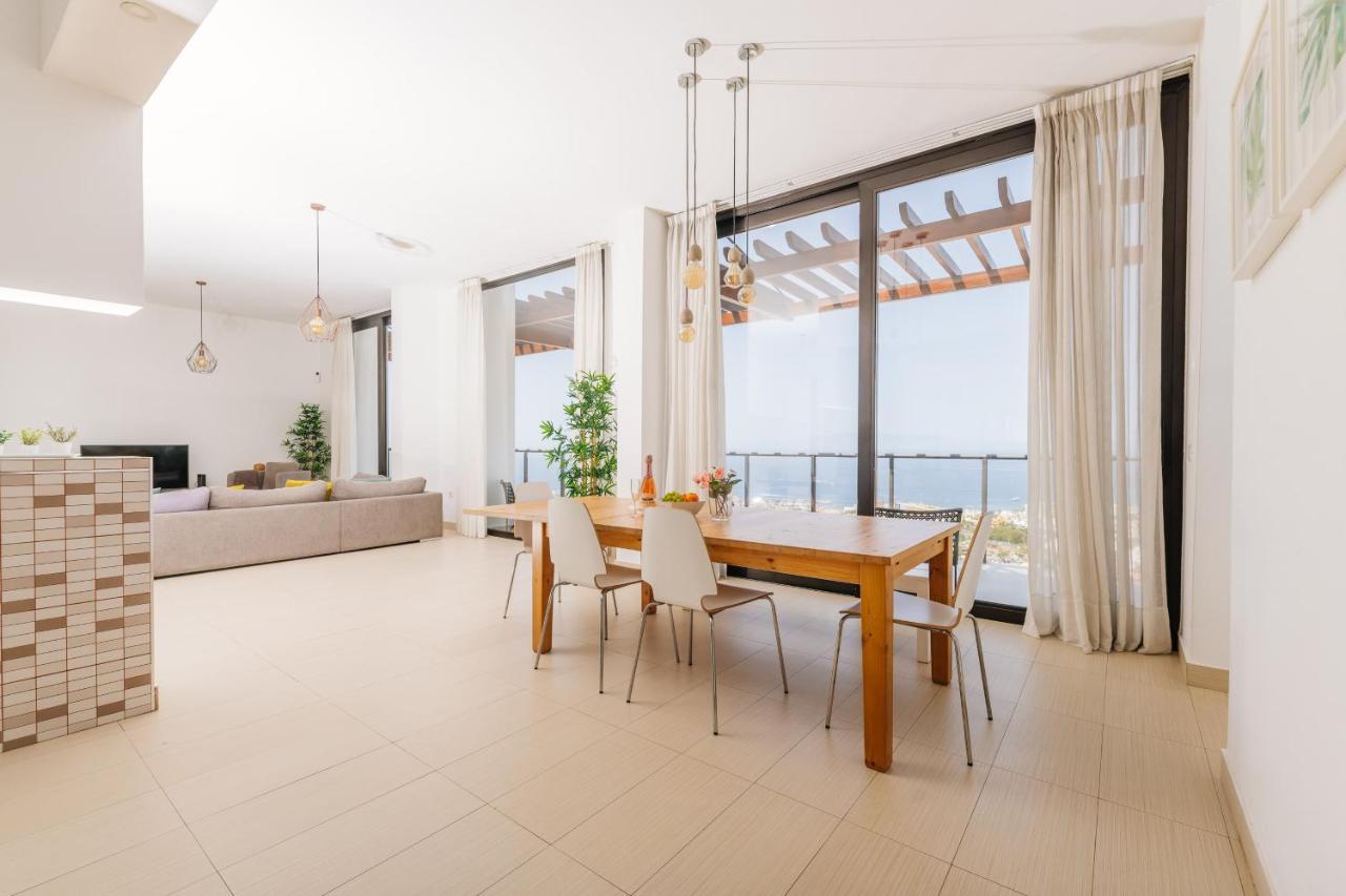 Sunset White Villa - Ocean View, Jakuzzi, Heated Pool, Air-Conditioning, Grill Playa de las Américas Eksteriør billede