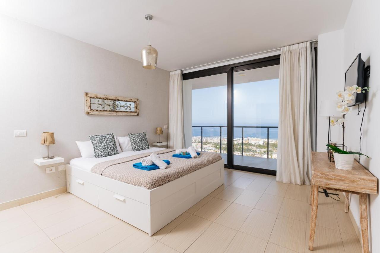 Sunset White Villa - Ocean View, Jakuzzi, Heated Pool, Air-Conditioning, Grill Playa de las Américas Eksteriør billede